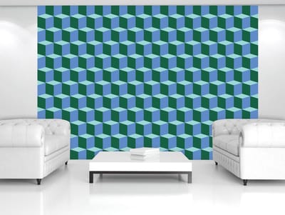Poster | Blauw , Groen | 104 x 70,5 cm