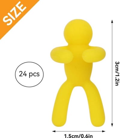 SolidChoice - Wijnglas Herkenner - Party Wijnglas Markers Set - Grappige menselijke