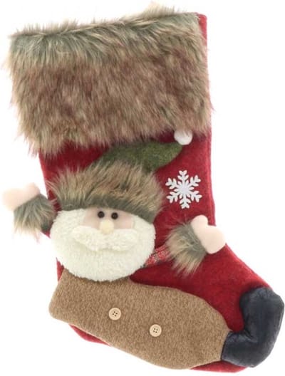 Unique Living | Stocking Vidar 23x46cm red santa