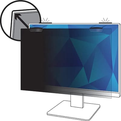 3M Privacyfilter voor 21.5in rand-tot-rand monitor met COMPLY-magneetbevestigingssysteem, 16:9, PF215W9EM
