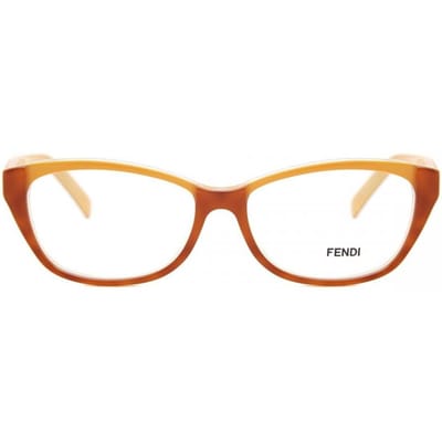 Lunettes de vue Fendi 1002 249 pour femme Light Havana / Yellow/52-15-135 beige