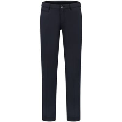 Com4 Broek Modern Chino Uni Wool Blend Navy / male