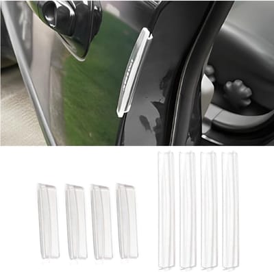 Dailygoods- Deurrandbescherming Universeel - Bumperbescherming - Auto Carrosseriedeur - Rubber - Eenvoudige Installatie - Transparant