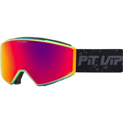 Pit Viper The Exec Bn5000 Skibril Zwart Red Revo/CAT3+Yellow Snow/CAT1 Man,Vrouw