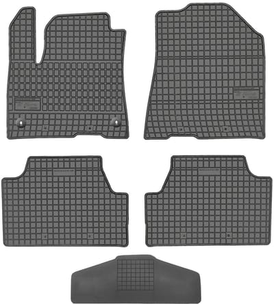 Frogum Kia e-Soul - Rubber Autovloermatten - Geheel - Zwart - Met Osłona