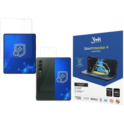 Antimicrobiële beschermingsfilm 3MK Samsung Galaxy Z Fold 3 5G SilverProtection+ Folded Edition