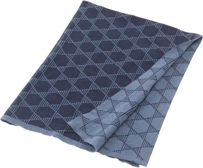 Smallstuff Babydeken Gebreid Sterren 70 X 100 Cm Blauw