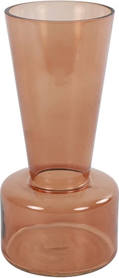 Countryfield Vaas Ellie glas L12B12H25CM amber