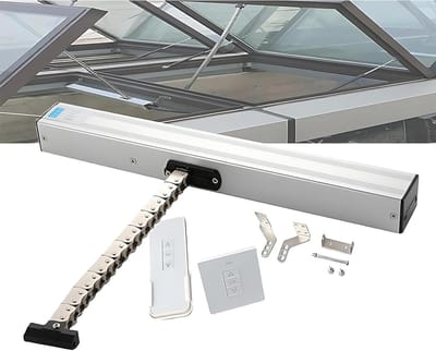 Automatische raamopener - Kettingmechanisme - Ventilatie verbeteren - Slimme bediening - Verstelbare slag - Zilver