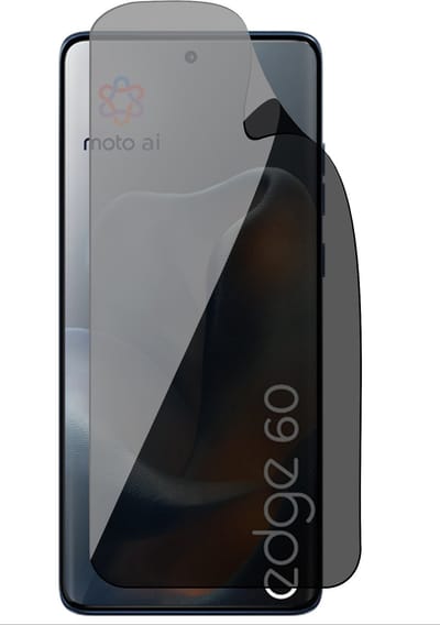 Privacy Screenprotector geschikt voor Motorola Edge 60 - 1x FlexGuard Screen Protector