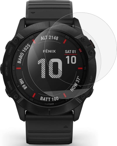 Screenprotector voor Garmin Fenix 7X / 7X Solar / 7X Sapphire Solar - 2 stuks Beschermglas Smartwatch van glas Transparante glazen schermbeschermfolie