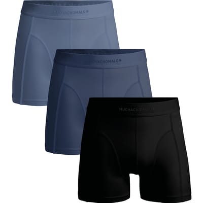 Muchachomalo Boxershort Heren – 3 Pack – 95% Pima Katoen – Ademend – Kleding – Heren Ondergoed – Onderbroeken Heren