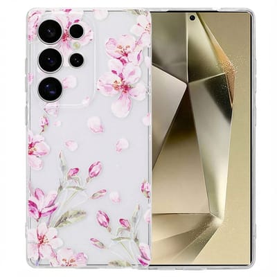imoshion Hoesje - Geschikt voor Samsung Galaxy S25 Ultra - Design hoesje verpakking - Blossom Watercolor