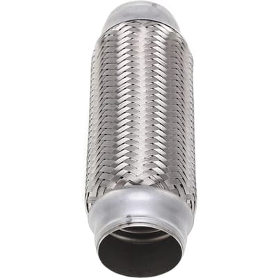 Auto Geweven Uitlaat Flexibele Pijp Balg 2x8.0in Roestvrij Staal Deeltjesfilter Reparatie Vervanging gray