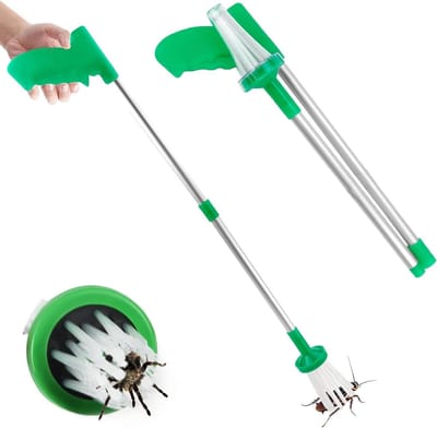 Extra Lange Insectenvanger van 83 cm, Vouwbare Handheld Spider Catcher voor Veilig Vangen en Vrijlaten van Spinnen, Kakkerlakken en Wespen