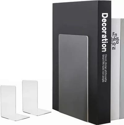 Set van 2 Doorzichtige Boekensteunen - Plexiglas - Transparant - 18,5 x 12 x 12 cm - Boekenstandaard - Boekensteun - Boekenhouder - Book Holder
