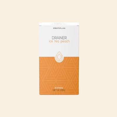Protiplan - Drainer Ice Tea Peach - 15 sticks - 105 g totaal - Supplement