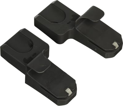 Autostoel Adapter - Kinderwagen Adapter - Baby Vervoeren - Eenvoudig Aan te Brengen - 8x17x6 cm - Zwart