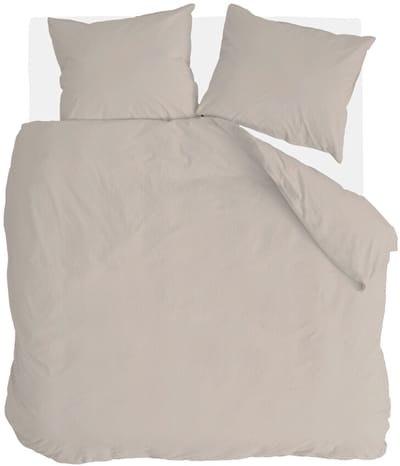 Walra Dekbedovertrek Neutral Nest - 240x220 - 70% gerecycled Katoen (GRS) / 30% Katoen (BCI) - Zand