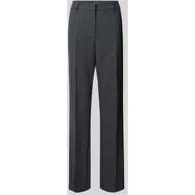 Flared cut broek met persplooien, model 'Cleona classic'