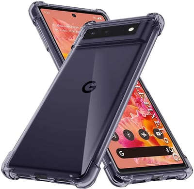 Hoesje geschikt voor Google Pixel 6 - Techsuit Shockproof Silicone Back Cover - Zwart