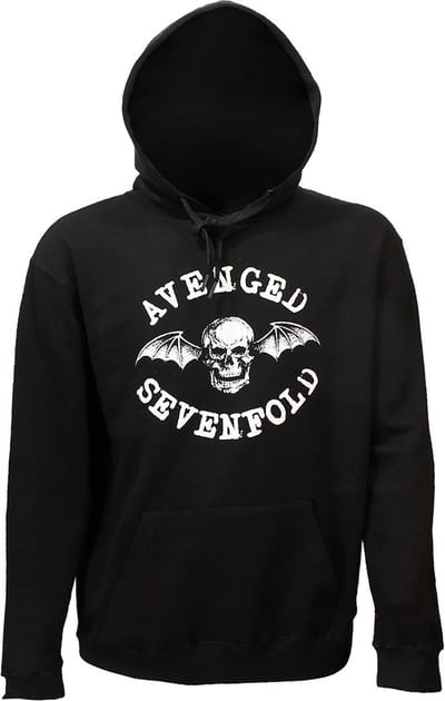 Avenged Sevenfold Death Bat Logo Hoodie Sweater Trui - Officiële Merchandise - XXL
