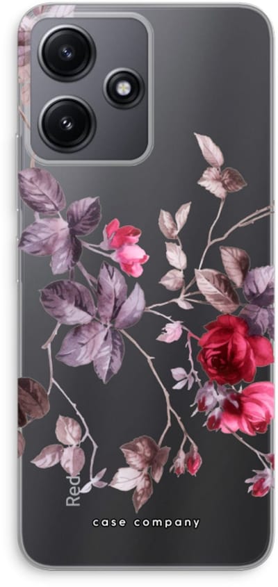 Case Company® - Hoesje geschikt voor Xiaomi Redmi 12 hoesje - Mooie bloemen - Soft Cover Telefoonhoesje - Bescherming aan alle Kanten en Schermrand