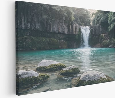 Saammp Muurcirkel Hout - Jaguar in zonsondergang - Natuur - Dieren - Ø 90 - Wandcirkel - Wanddecoratie Cirkel - Muurdecoratie Woonkamer - Slaapkamer decoratie - Rond Schilderij
