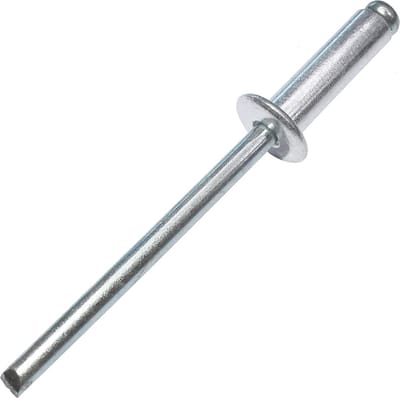 Set van 100 Blindklinknagels Ø4,8x16mm - Aluminium/Staalsamenstelling - Klinknagels met Schachtbreuk - DIN 7337 A