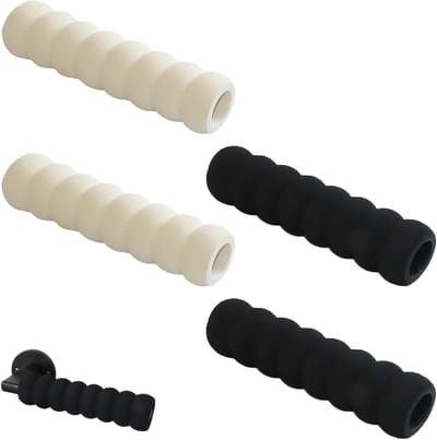 Set van 4 Deurstopper Beschermhoezen - 13.5 cm Elastisch - Geluiddempende en Antistatische Deurprotectors voor Thuis en Kantoor