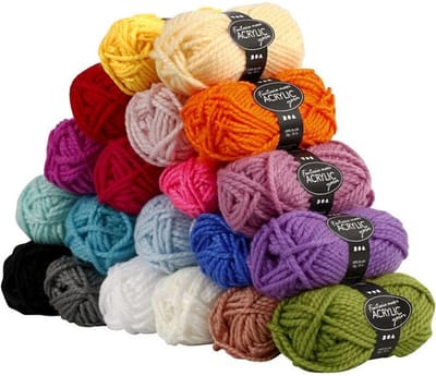 Creativ Company Fantasia Acrylgaren - Set 20x50 gr - Multikleurig