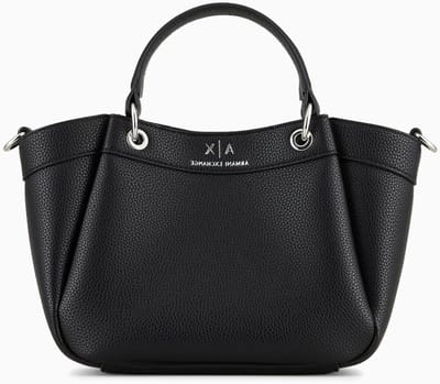 Schoudertas - Crossbody tas - Dagelijks gebruik - Kunstlederen afwerking - 22 x 18 x 9 cm - Zwart