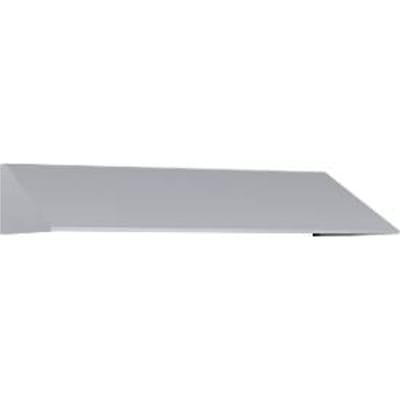C+P schuin dak, voor kastbreedte 1200 mm, aluminium wit
