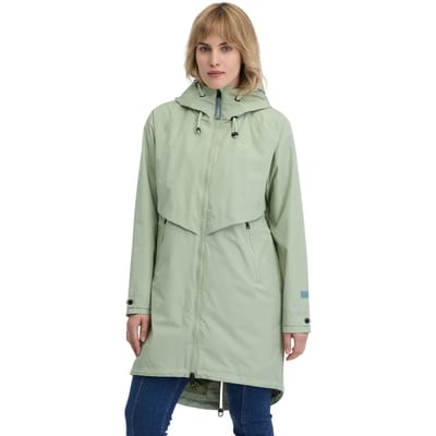 Waterdichte lange jas voor dames Ragwear Frodik