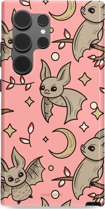 Casetastic Hoesje Geschikt voor Samsung S24 Ultra - Stijlvolle Beschermende Duo-layer Case - Nachtelijke vlucht