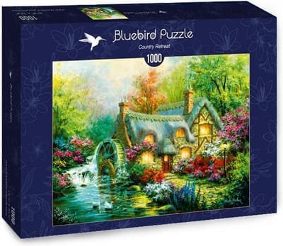 Bluebird Puzzle legpuzzel Country Retreat - 1000 stukjes puzzelplezier.
