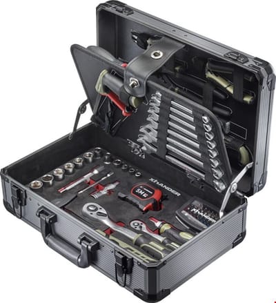 XHANDER aluminium gereedschapskoffer 111-delig