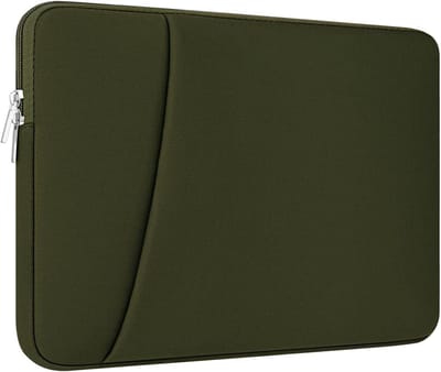 Draagbare Laptoptas voor 15-16 Inch Laptops met Schokbestendige Voering en Voorvak, Ideaal voor MacBook en Chromebook
