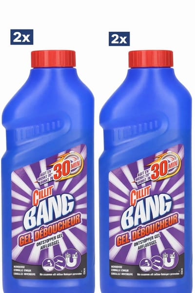 2 x Ontstopper gel Cillit Bang - Werkt in 30 minuten