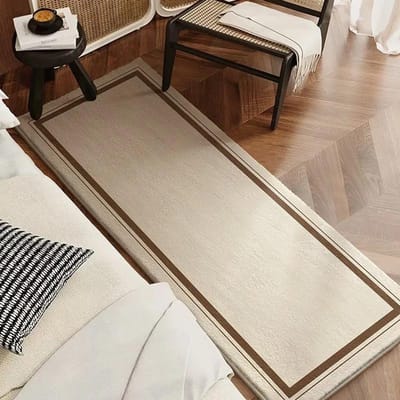 Slaapkamer Tapijt Bedzijde Vloermat Loper Lang Tapijt Minimalistisch Effen Kleur Zachte Pluizige Tapijten Huisdecoratie Tapijten 40x120cm