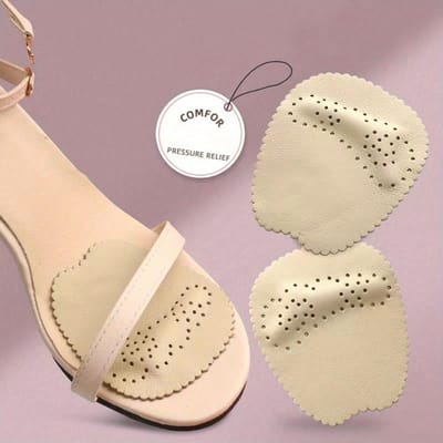 2 pièces Semelle Antidérapante & Coussin d'Avant-Pied pour Talons Hauts pour Femmes one-size beige