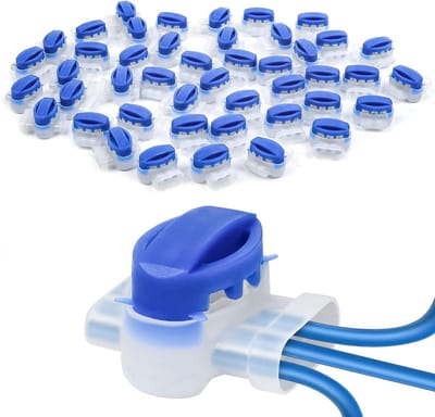 Waterdichte Kabelclips met Gel Accessoires voor Robotmaaiers - 45 Stuks, Terminal Clips en Verlengkabel Bevestigingen voor Efficiënte Kabelbeheer