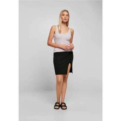 Urban Classics - Rib Knit Mouwloze top - XL - Paars