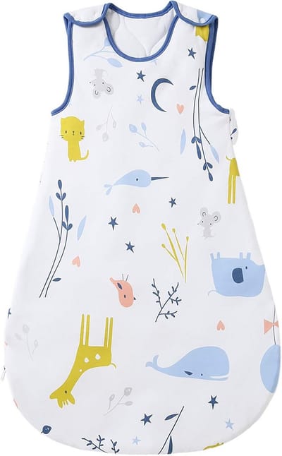 Warme Babyslaapzak Winter Katoen 2.5 TOG 65 cm voor 0-6 Maanden