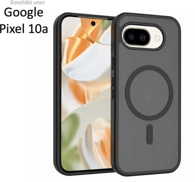 Brosendaal Hoesje - Geschikt voor Google Pixel 10a – Mat Zwart – Telefoonhoesje – Ondersteunt Draadloos Opladen – Ultradun en maximale Valbescherming