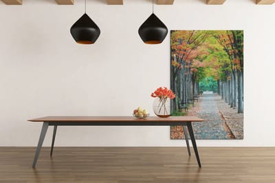 Canvas Schilderij - Landschappen - Herfst - Natuur - 90x60x2 cm