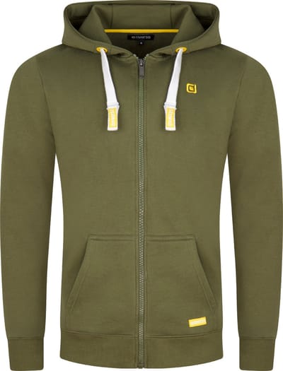 riverso Heren Sweatjack RIVNoah regular fit Olijf S Volwassenen Hoodiejacket - Sweatvest