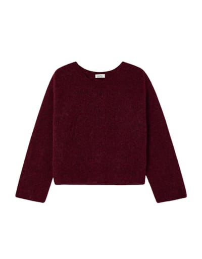 American Vintage Vitow Pullovers Bordeaux Vito18ph26