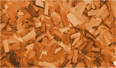 Showtec Showtec Rechthoekige oranje confetti (vuurbestendig), 1 kg Home entertainment - Accessoires