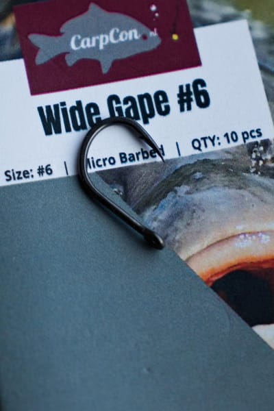 Wide Gape Karperhaken - Haakmaat #4 - 10 stuks - Teflon Coated Karper Haak - Vishaakjes